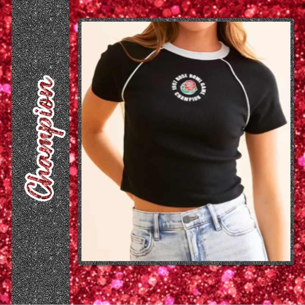🌹Champion Cropped Tee🌹  NWT